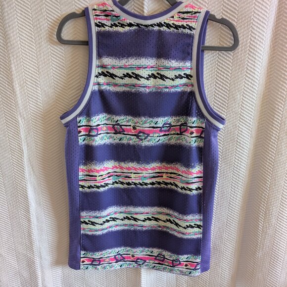 Nike Stories Retro Basketball Jersey 90s Purple Pink Men's Small Athletic Sporty - Picture 4 of 9